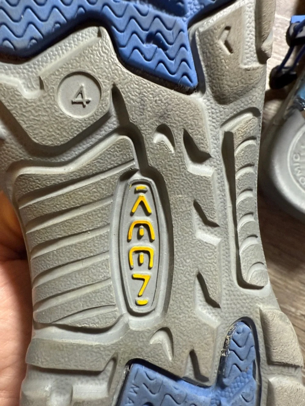 KEEN Blue Camo Youth SZ 4 Unisex Newport H2 Water Shoes Hiking / Waterproof
